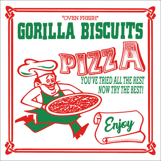 Gorilla Biscuits Pizza Box Sticker