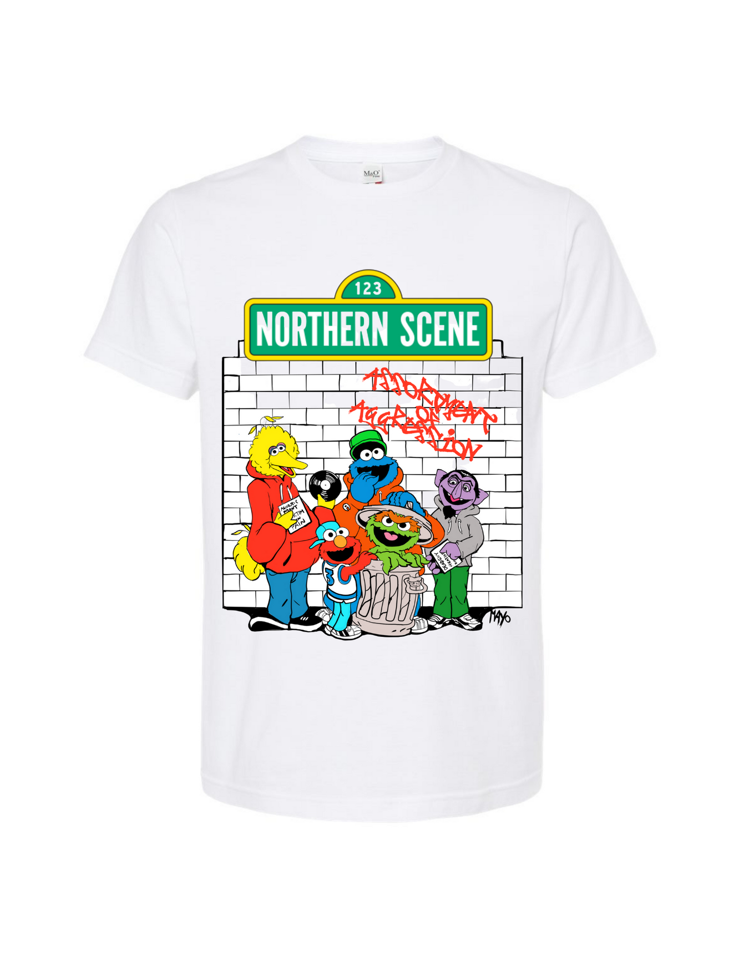 Northern Scene - Sesame Street, "Assortment of Aggression" T-Shirt