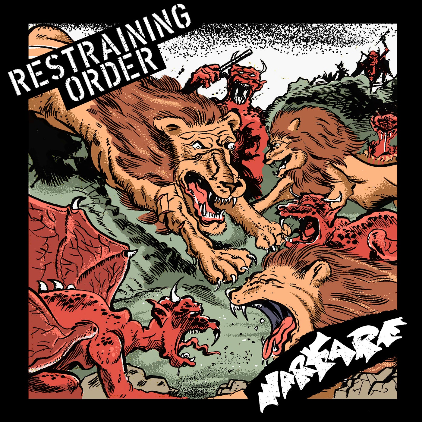 Restraining Order / Warfare - 'The Return of Fast Hardcore'